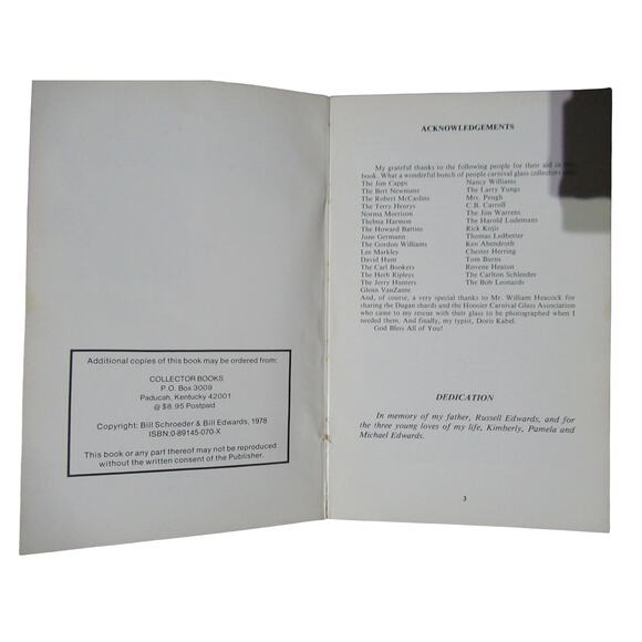 Vintage Northwood King of Carnival Glass paperback - Picture 3 of 3